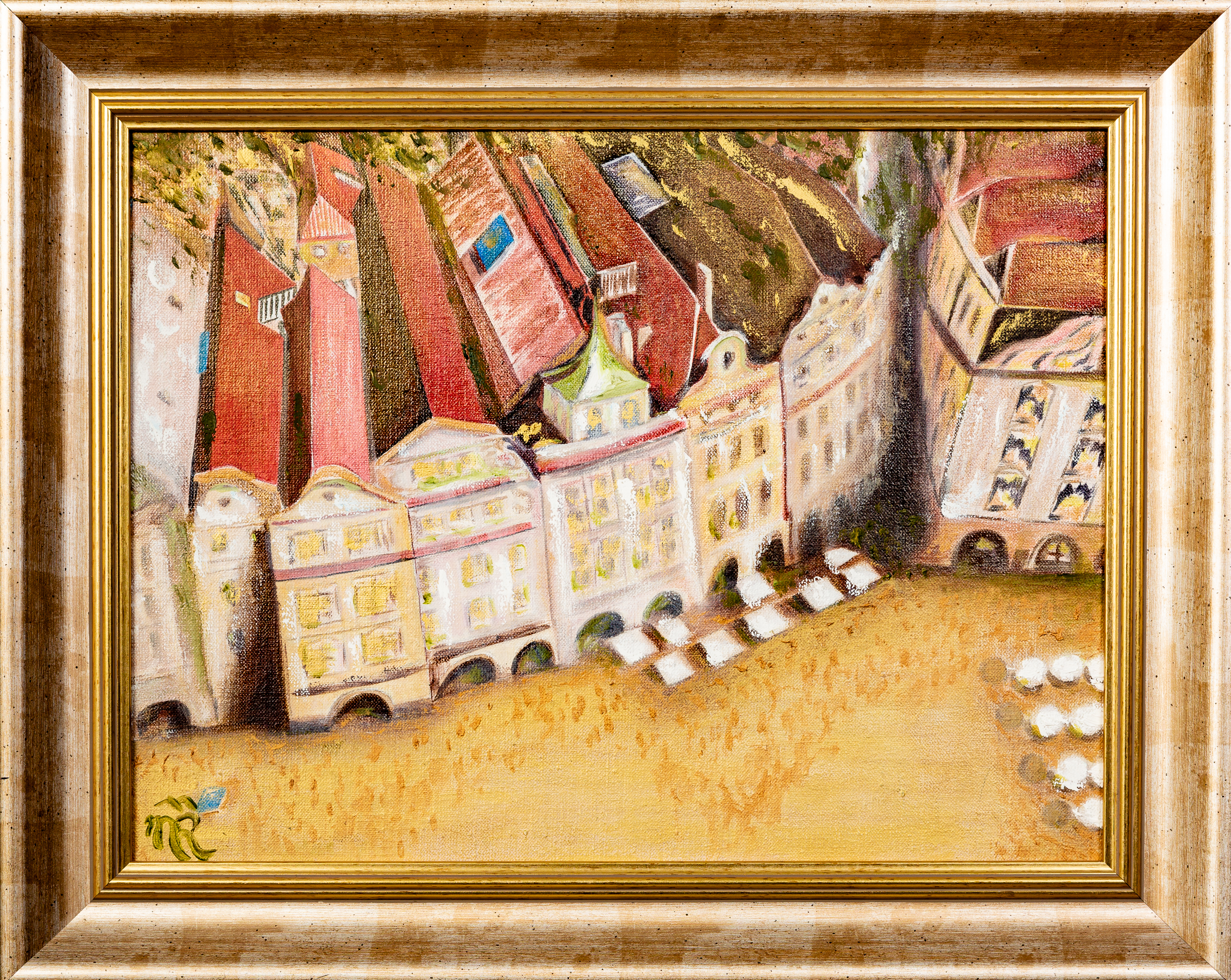 From above; oil and canvas, 2016