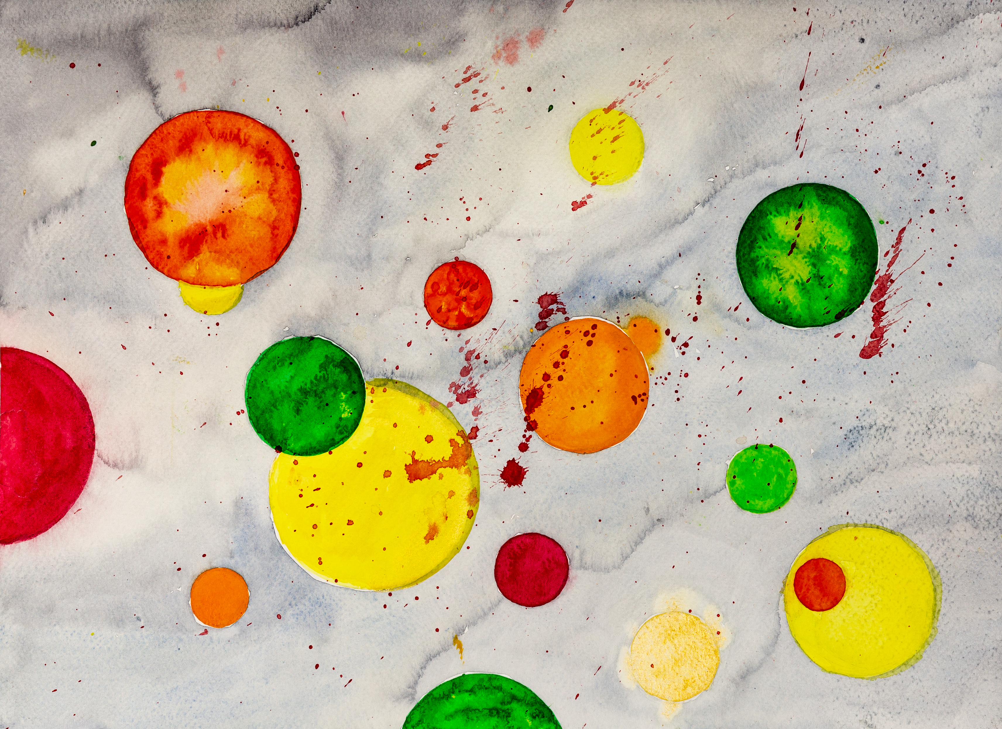 Happiness, acrylic, 2017