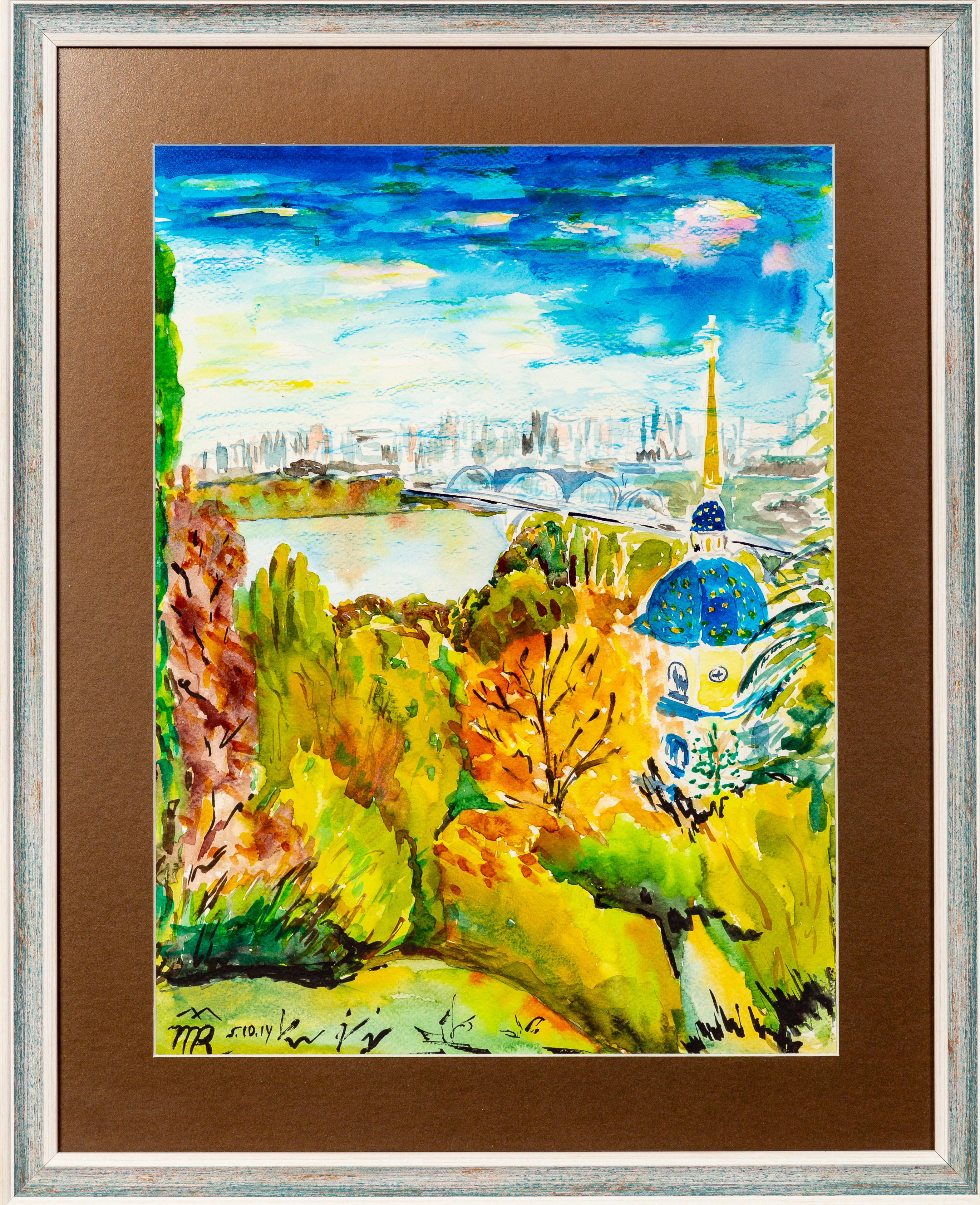 Kyiv 1, watercolor, 2014