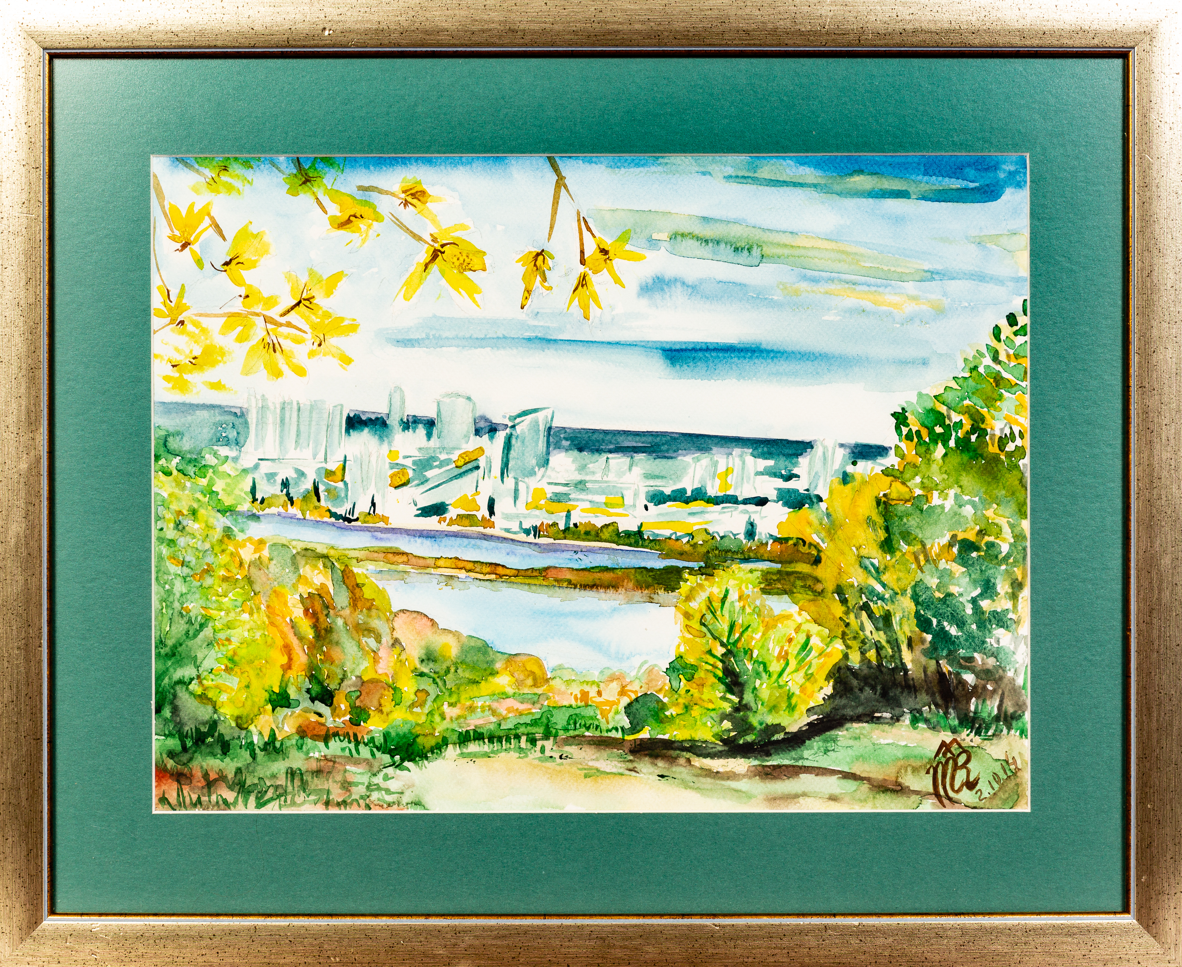 Kyiv 2, watercolor, 2014