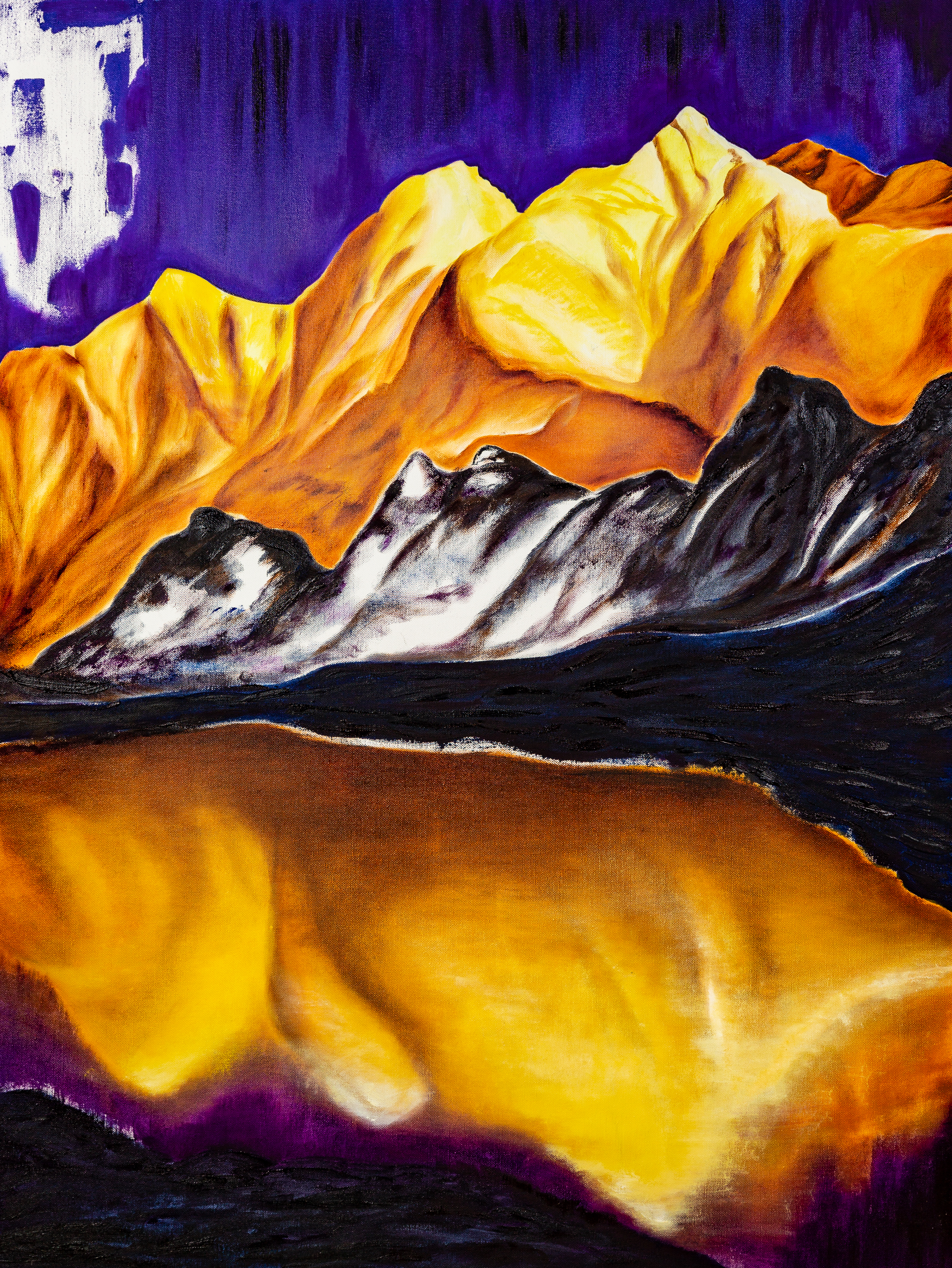 Mountains, oil, 2017