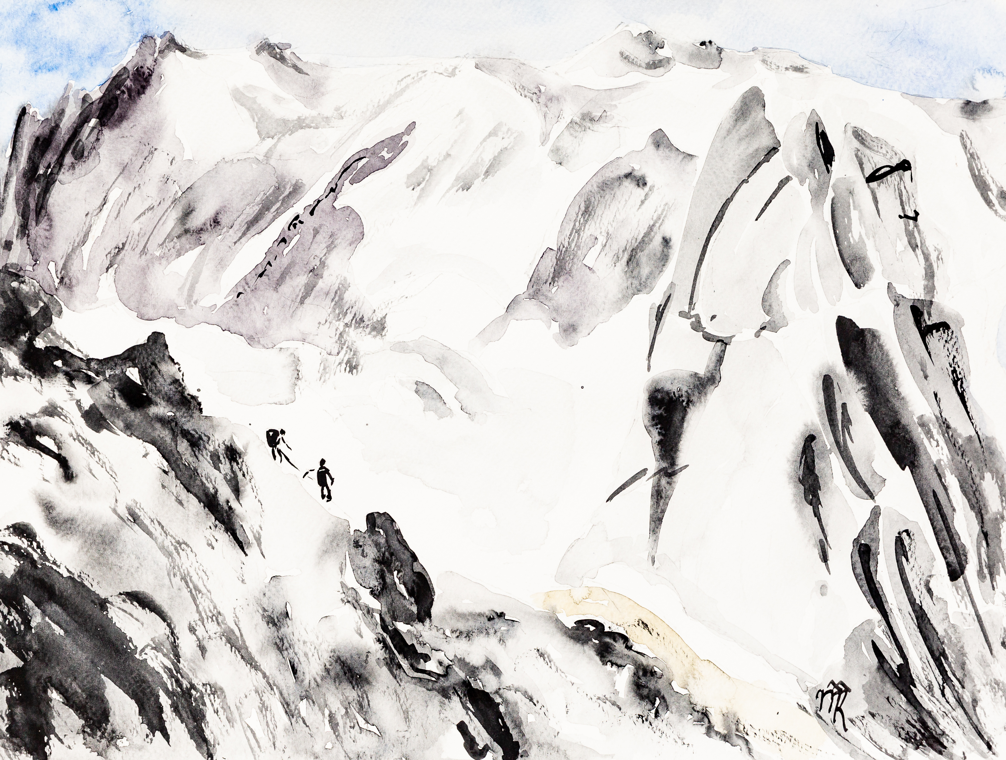 Together, watercolor, 2017