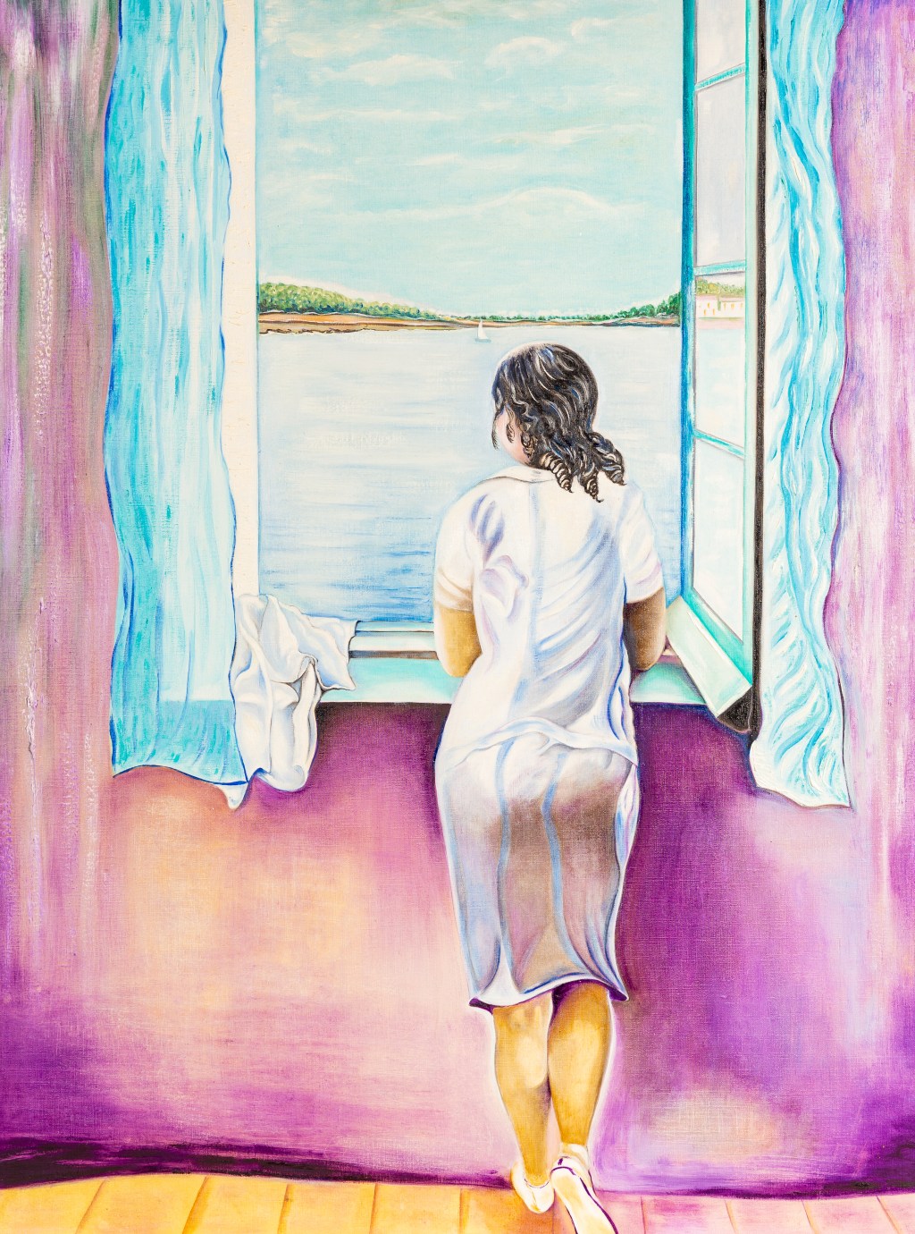 Young Woman at a Window Women